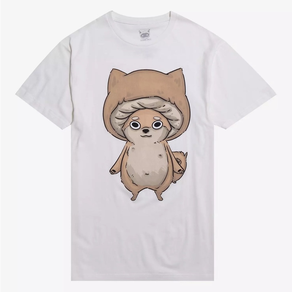 XL Siba Mushroom T-Shirt - White